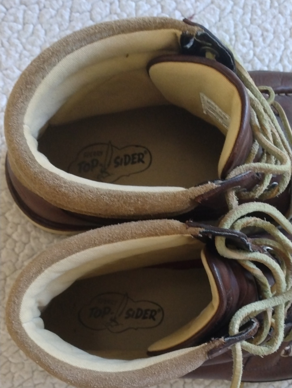 Sperry Brown Leather/Suede Moc Toe Boots 10.5 M - Picture 4 of 14